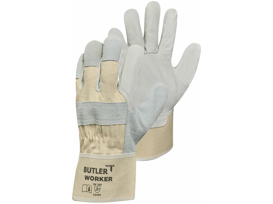BUTLER PRO WORKER Rindsleder grau 105 | Webshop - Friedrich Bauzentrum